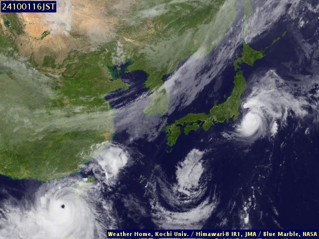 Satellite - Japan - Tue 01 Oct 04:00 EDT