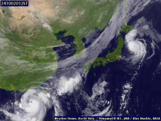 Satellite - Japan - Tue 01 Oct 13:00 EDT