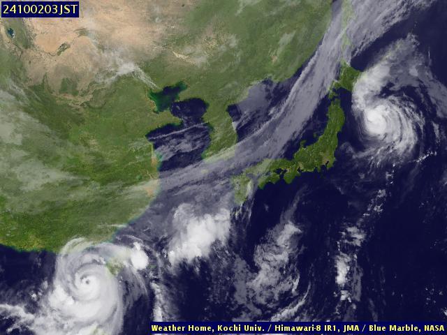 Satellite - Japan - Tue 01 Oct 15:00 EDT