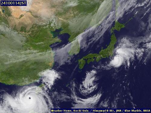 Satellite - Philippine Sea (Centr.) - Tue 01 Oct 03:00 EDT