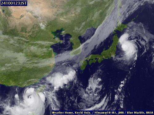 Satellite - Sea of Japan - Tue 01 Oct 12:00 EDT