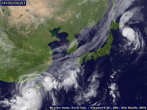 Satellite - Philippine Sea (Centr.) - Tue 01 Oct 19:00 EDT