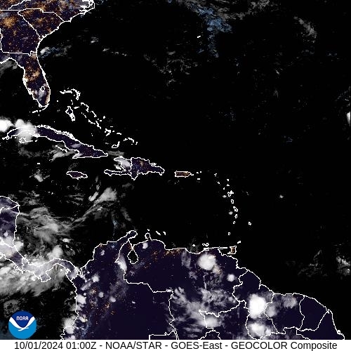 Satellite - Puerto Rico - Mon 30 Sep 22:00 EDT