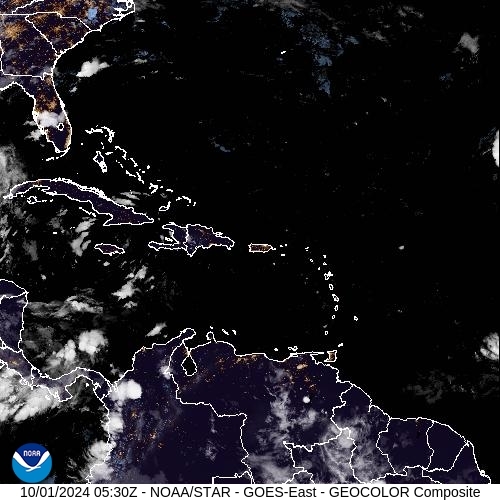 Satellite - Alizes Ouest - Tue 01 Oct 02:30 EDT