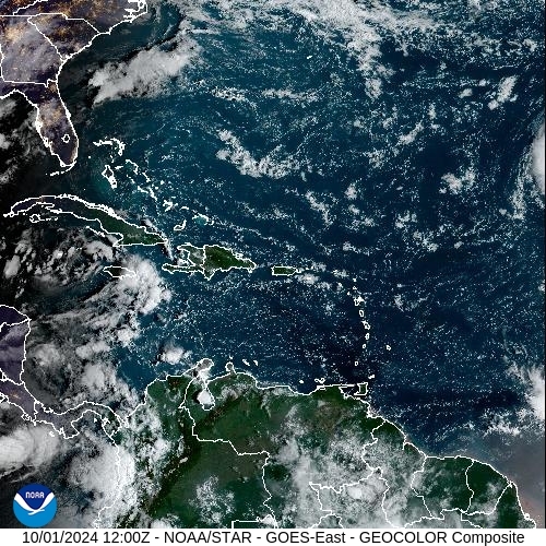 Satellite - Jamaica - Tue 01 Oct 09:00 EDT