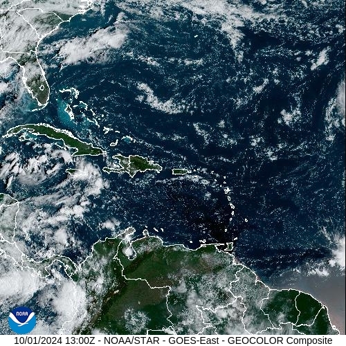 Satellite - Puerto Rico - Tue 01 Oct 10:00 EDT