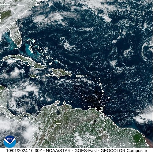 Satellite - Puerto Rico - Tue 01 Oct 13:30 EDT