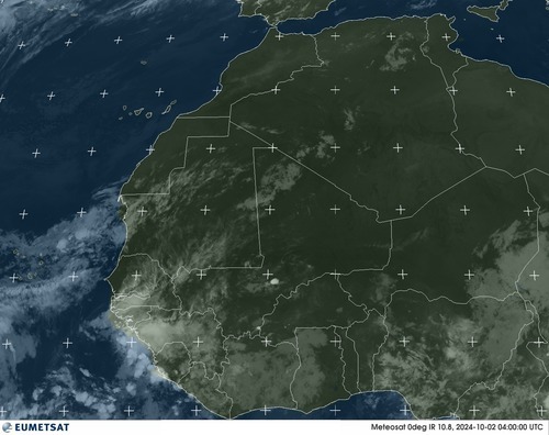 Satellite - Gulf of Guinea - Wed 02 Oct 01:00 EDT