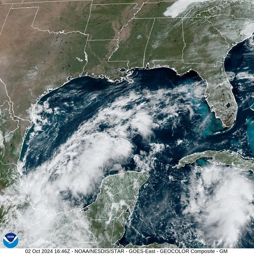 Satellite - Cuba/West - Wed 02 Oct 13:46 EDT