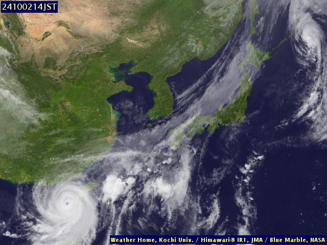 Satellite - Japan - Wed 02 Oct 02:00 EDT