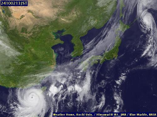 Satellite - Philippine Sea (North) - Wed 02 Oct 02:00 EDT