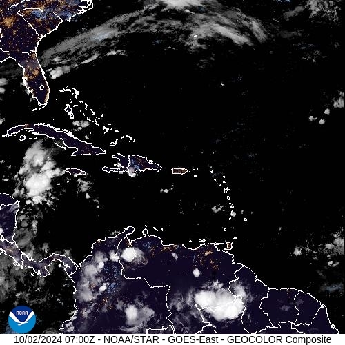 Satellite - Lesser Antilles - Wed 02 Oct 04:00 EDT