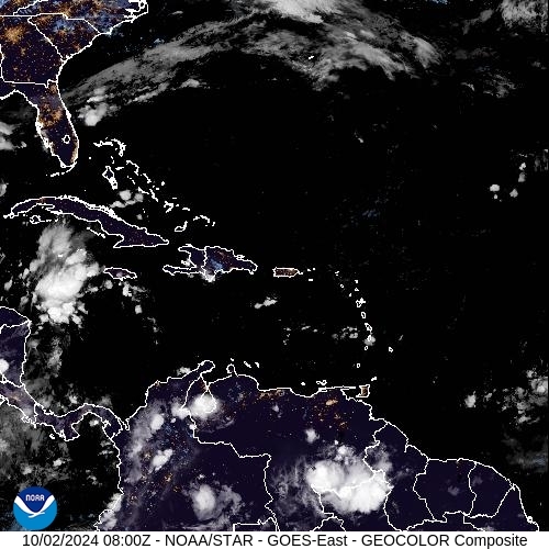 Satellite - Lesser Antilles - Wed 02 Oct 05:00 EDT