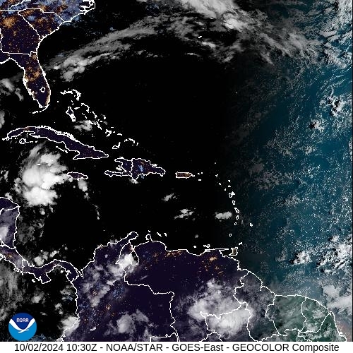 Satellite - Cuba/East - Wed 02 Oct 07:30 EDT