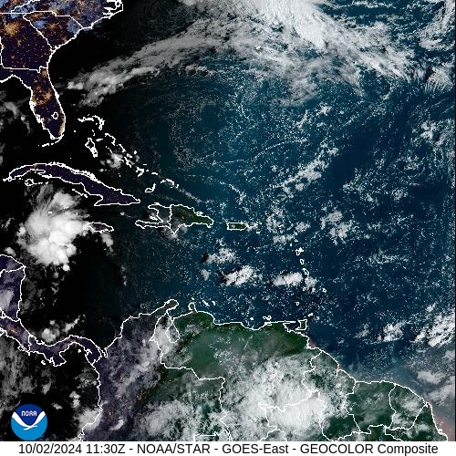 Satellite - Jamaica - Wed 02 Oct 08:30 EDT