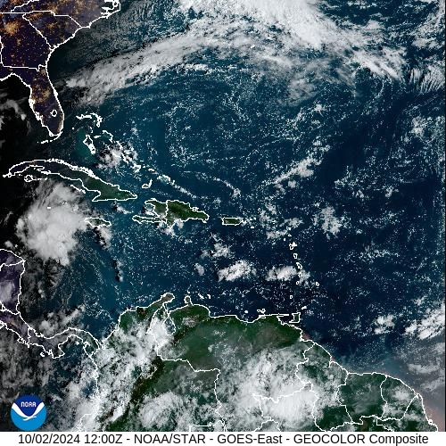 Satellite - Jamaica - Wed 02 Oct 09:00 EDT