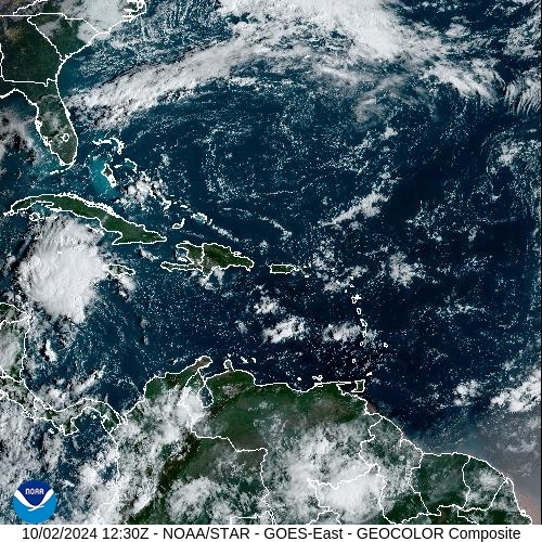 Satellite - Lesser Antilles - Wed 02 Oct 09:30 EDT