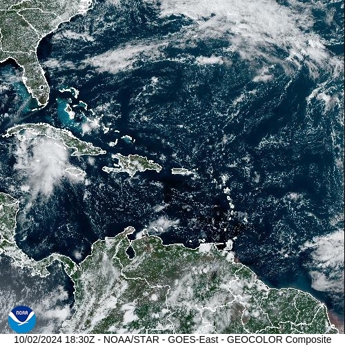 Satellite - Jamaica - Wed 02 Oct 15:30 EDT