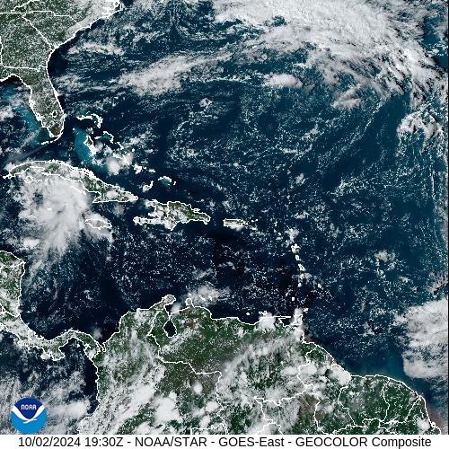 Satellite - Cuba/East - Wed 02 Oct 16:30 EDT