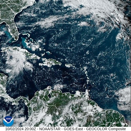 Satellite - Alizes Ouest - Wed 02 Oct 17:00 EDT