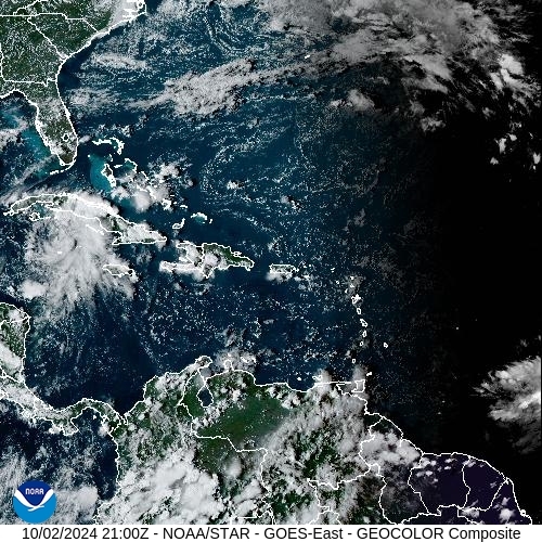 Satellite - Jamaica - Wed 02 Oct 18:00 EDT