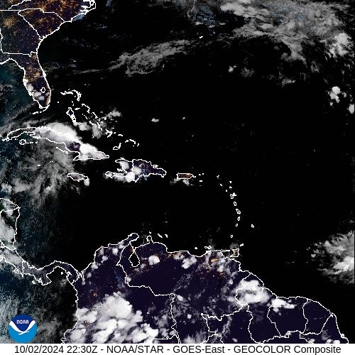 Satellite - Dom. Republic - Wed 02 Oct 19:30 EDT