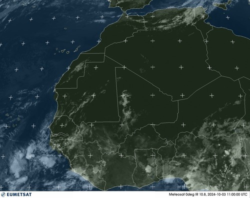 Satellite - Gulf of Guinea - Thu 03 Oct 08:00 EDT