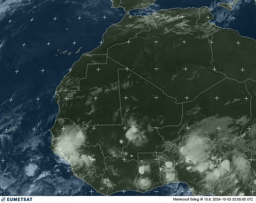 Satellite - Gulf of Guinea - Thu 03 Oct 19:00 EDT