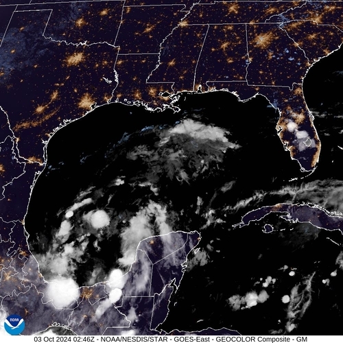 Satellite - Gulf of Mexico - Wed 02 Oct 23:46 EDT