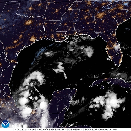 Satellite - Gulf of Mexico - Thu 03 Oct 05:16 EDT