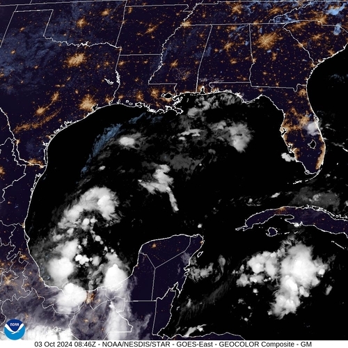 Satellite - Gulf of Mexico - Thu 03 Oct 05:46 EDT