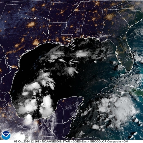 Satellite - Cuba/West - Thu 03 Oct 09:16 EDT