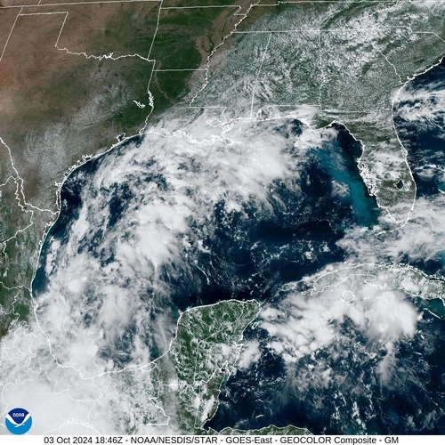 Satellite - Gulf of Honduras - Thu 03 Oct 15:46 EDT