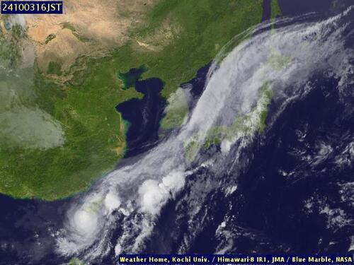 Satellite - Sea of Japan - Thu 03 Oct 05:00 EDT