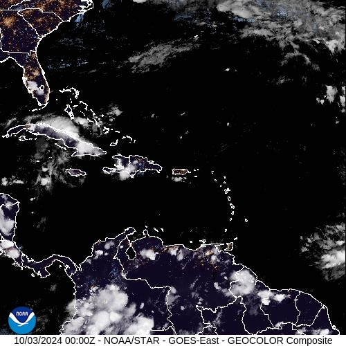 Satellite - Alizes Ouest - Th, 03 Oct, 02:00 BST