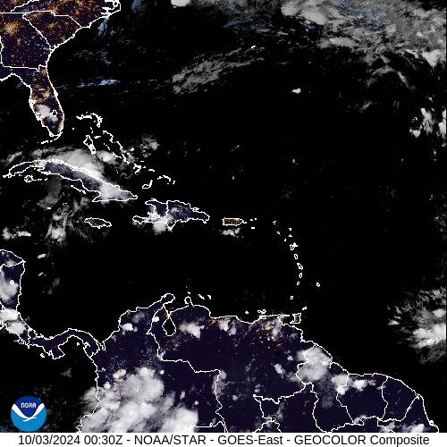 Satellite - Cuba/East - Wed 02 Oct 21:30 EDT