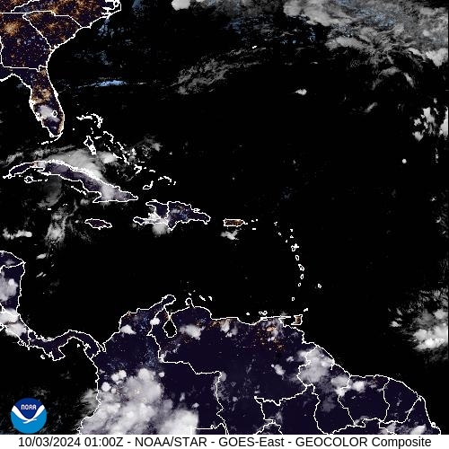 Satellite - Dom. Republic - Wed 02 Oct 22:00 EDT