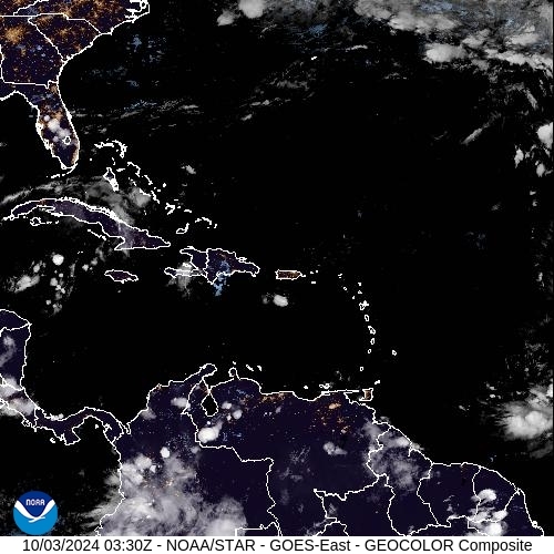 Satellite - Puerto Rico - Thu 03 Oct 00:30 EDT