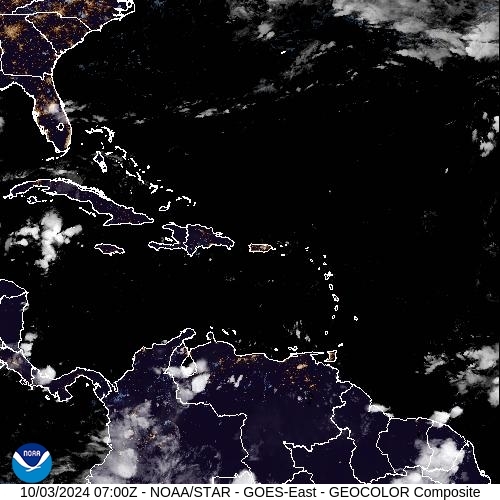 Satellite - Jamaica - Thu 03 Oct 04:00 EDT