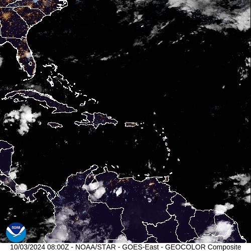 Satellite - Jamaica - Thu 03 Oct 05:00 EDT