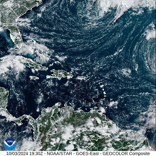 Satellite - Alizes Ouest - Thu 03 Oct 16:30 EDT