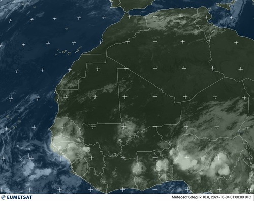 Satellite - Gulf of Guinea - Thu 03 Oct 22:00 EDT