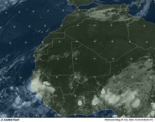 Satellite - Gulf of Guinea - Fri 04 Oct 00:00 EDT