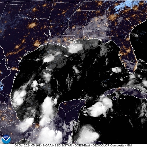 Satellite - Gulf of Mexico - Fri 04 Oct 02:16 EDT