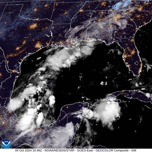 Satellite - Yucatan Strait - Fri 04 Oct 07:46 EDT