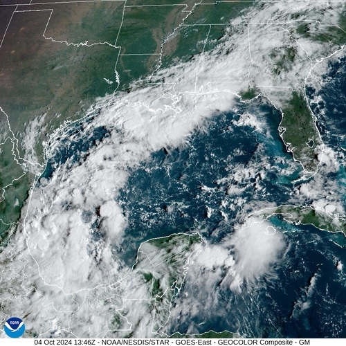 Satellite - Yucatan Strait - Fri 04 Oct 10:46 EDT