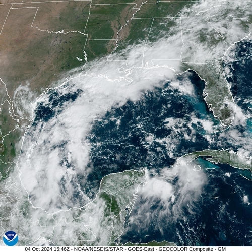 Satellite - Yucatan Strait - Fri 04 Oct 12:46 EDT