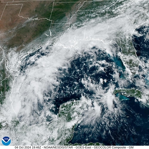 Satellite - Gulf of Honduras - Fri 04 Oct 16:46 EDT