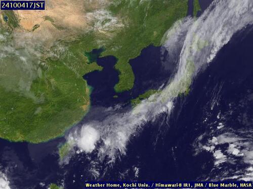 Satellite - Bo Hai - Fri 04 Oct 06:00 EDT