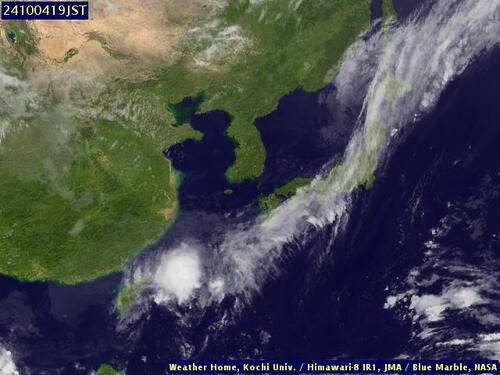 Satellite - Philippine Sea (Centr.) - Fri 04 Oct 08:00 EDT